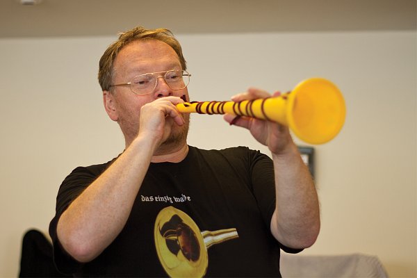 Vuvuzelas kamen auch zum Einsatz