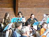 Soundcheck vor dem Konzert – Die Horn-Section