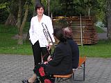 Vera bei der „Fan“-Betreuung